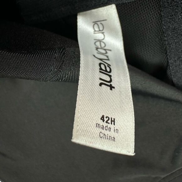 Lane Bryant Tankini Swim Top Black size 42H - Picture 6 of 7